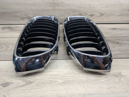 2014 - 2019 BMW 340 F34 Front Left Right Upper Bumper Cover Kidney Grilles SET 7294804 B58B30M0
