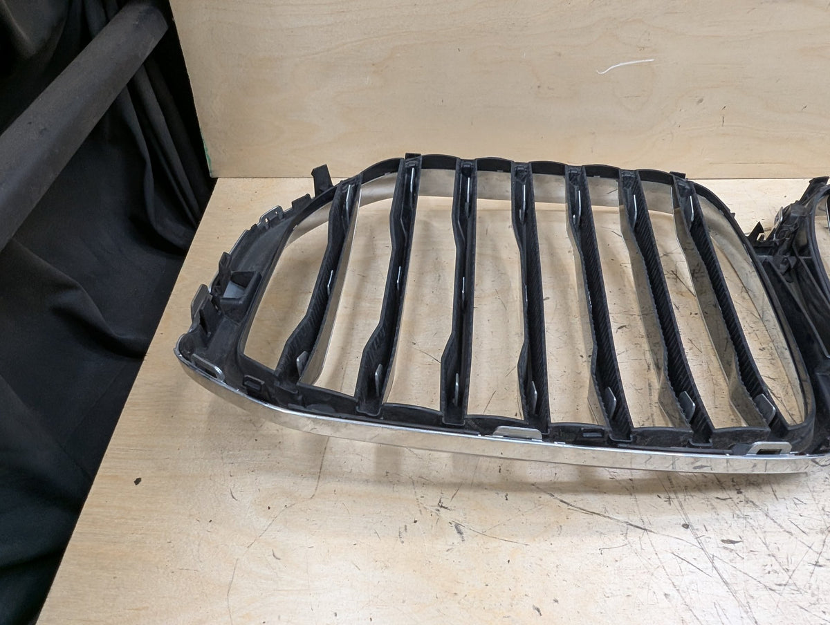 2019-2026 BMW X5 G05 Upper Bumper Cover Kidney Grilles SET 7454887 OEM