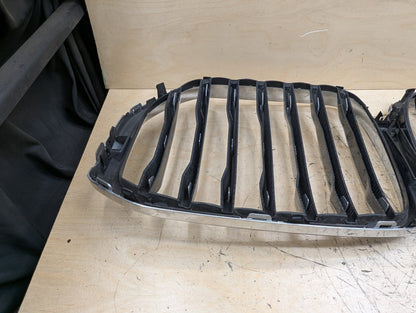 2019-2026 BMW X5 G05 Upper Bumper Cover Kidney Grilles SET 7454887 OEM