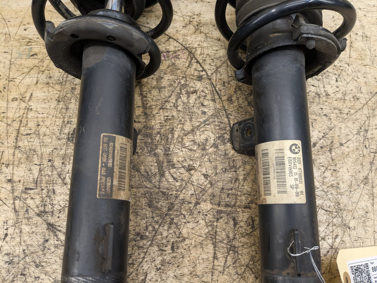 08-13 OEM BMW E88 Convertible Front Left Right M SPORT Suspension Strut SET