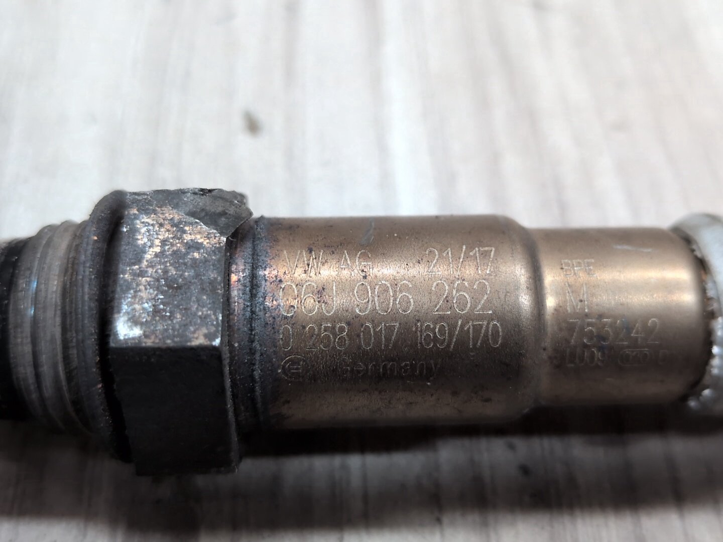 2015-2018 Audi Q3 8U Cat Catalytic Oxygen O2 Lambda Probe Sensors SET 06J906262