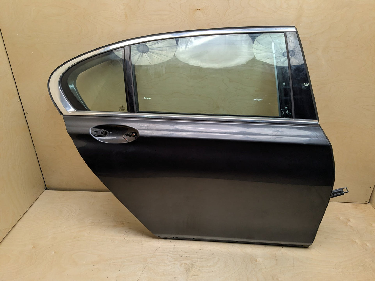 OEM BMW G11 G12 740 750 Rear Right Passenger Aluminum Door Shell Panel Gray