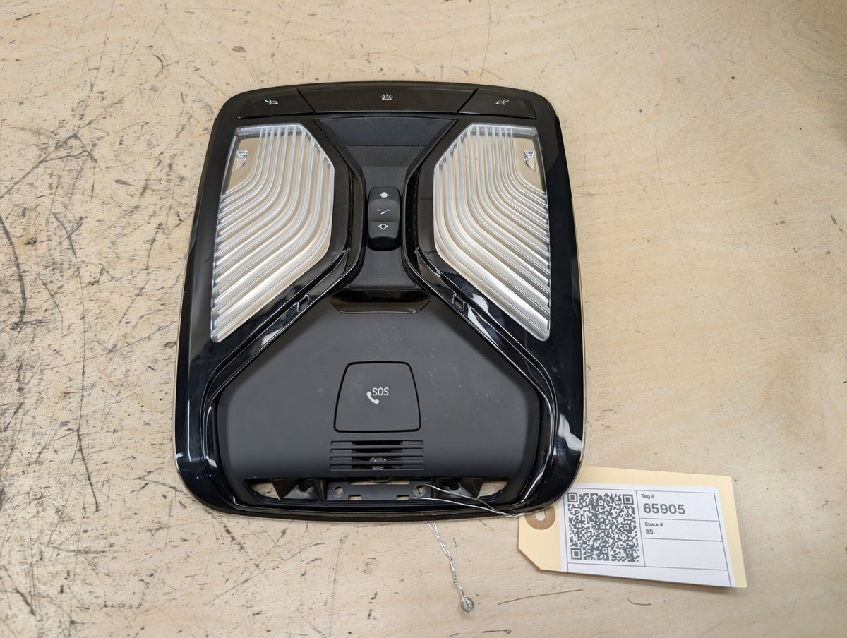 17-21 OEM BMW G01 G02 G05 G20 G30 F90 Front Roof Console Dome Light SOS Switch