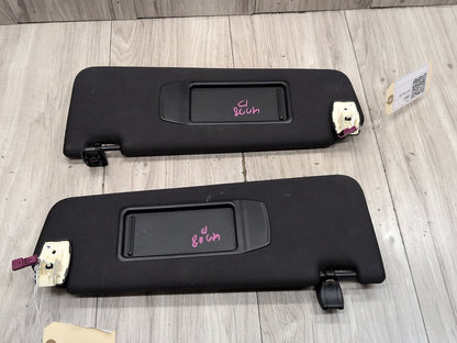 OEM BMW F01 F02 Left Right Driver Passenger Sunvisors PAIR Black