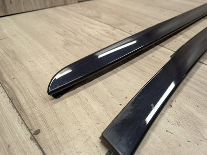 2015-2018 BMW X5 F85 Front Left Right Side Windshield Drip Trim Molding SET 7292405 OEM