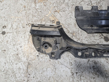 2011-2016 BMW 535i F10 Rear Left Right Center Bumper Support Brackets SET 7204017