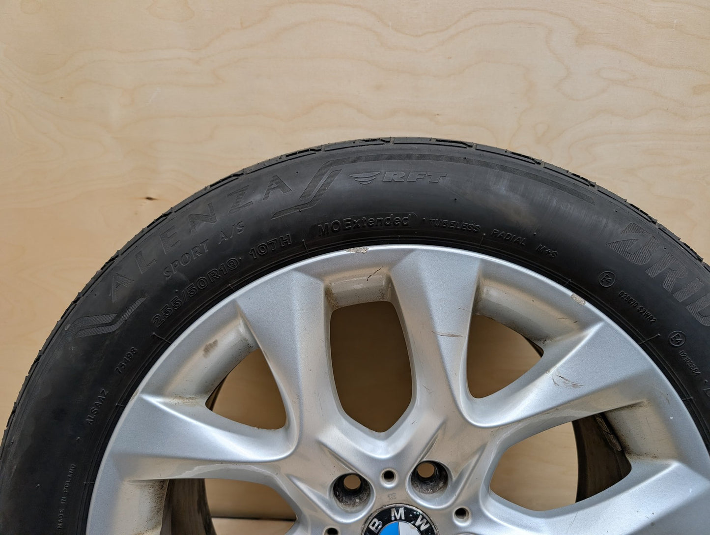 07-13 OEM BMW X5 E70 Wheel Rim 19x9 ET:48 LA Star Spoke Style 334