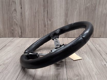 OEM BMW F10 F12 F13 F06 M SPORT Steering Wheel Black Leather MANUAL