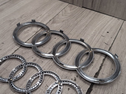 2015-2018 Audi Q3 8U Front Rear Emblem Badge Symbol Logo SET 4KE853605