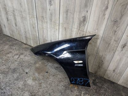 06-11 OEM BMW E90 328 335 Sedan Left Driver Side Fender Panel Black 2