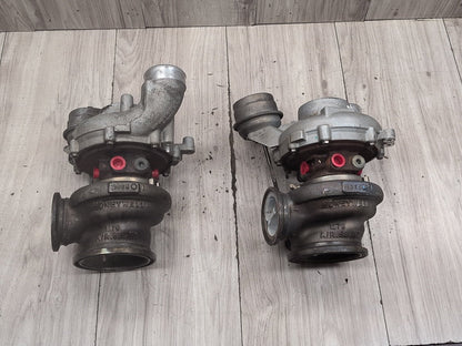 OEM BMW F06 F10 F12 F13 F85 F86 M5 M6 X5M Engine S63 Turbos Turbocharger SET 97K