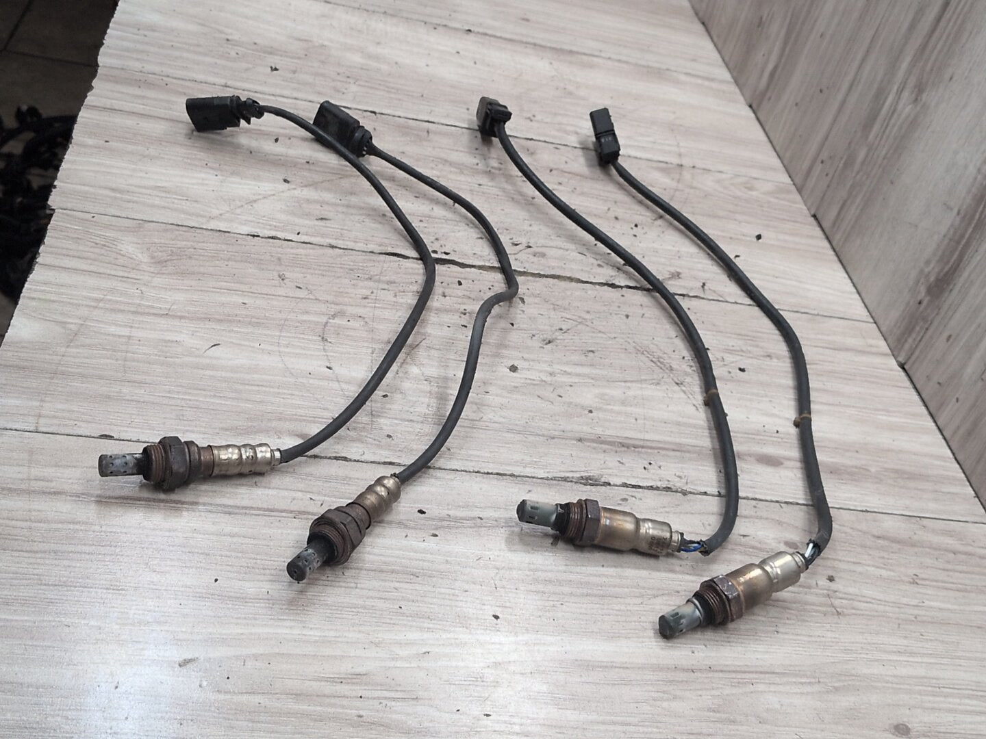 2010-2016 Audi S4 B8 Cat Catalytic Oxygen O2 Lambda Probe Sensors SET 06E906265R OEM