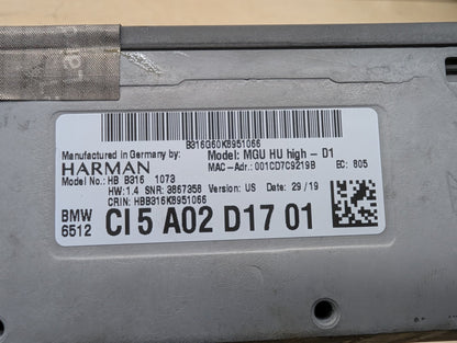 2019-2026 BMW M340i G20 Car Stereo Radio Reciever Headunit Head Unit 5A02D17 OEM