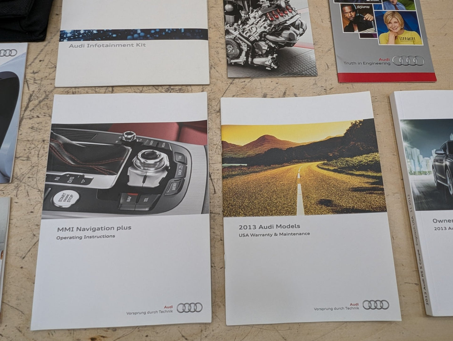 2011-2017 Audi RS5 8T - Owners Instruction Manual Book SET PN: