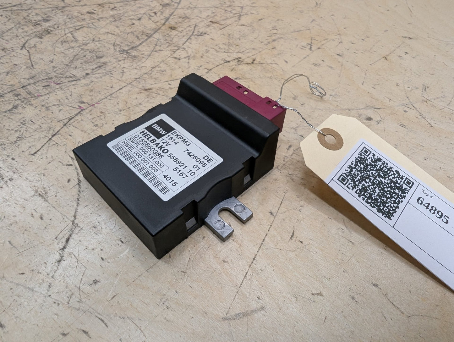 OEM BMW F10 F12 F15 F22 F30 F32 F36 Helbako Fuel Pump Relay Control Module EKPM3