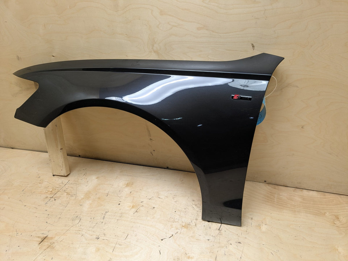 2012-2018 Audi A6 C7 Front Left Driver Fender Panel Black 4N/X7U