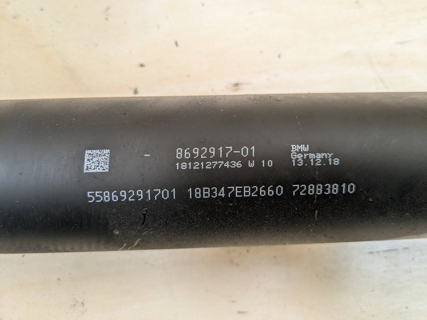 18-23 OEM BMW G01 X3 30i RWD Rear Driveshaft Axle Drive Shaft Propeller L=1530