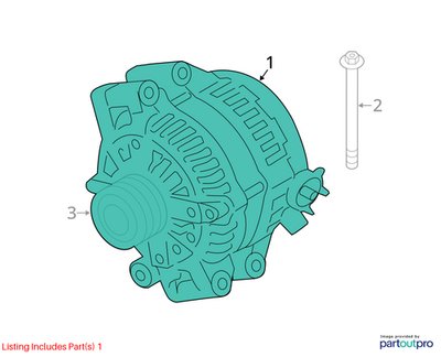 16-20 OEM BMW F30 F32 G01 G12 G30 X3 Engine B46* B58 Alternator Generator 180A