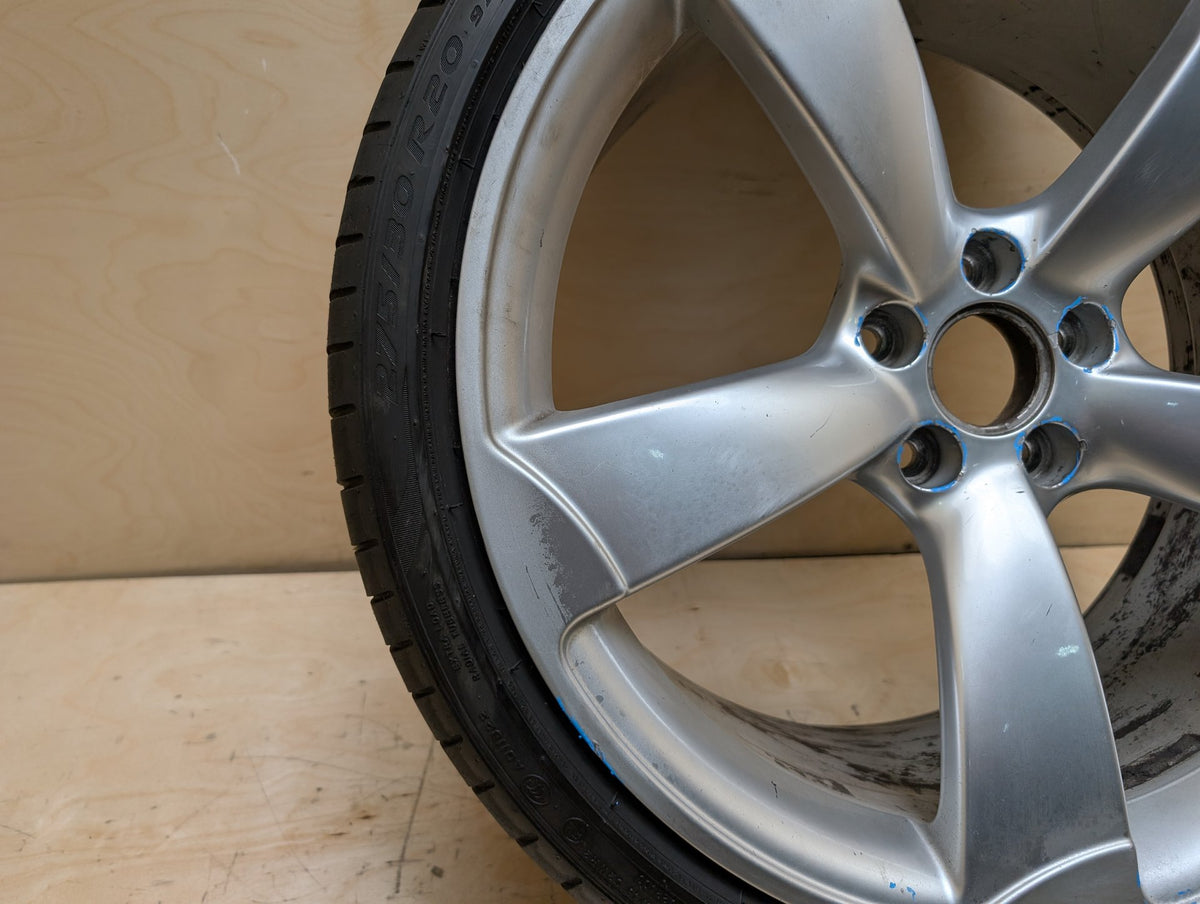 08-17 OEM Audi RS5 20x9 ET26 Aluminum Wheel Rim 5 Spoke 8T0601025AD