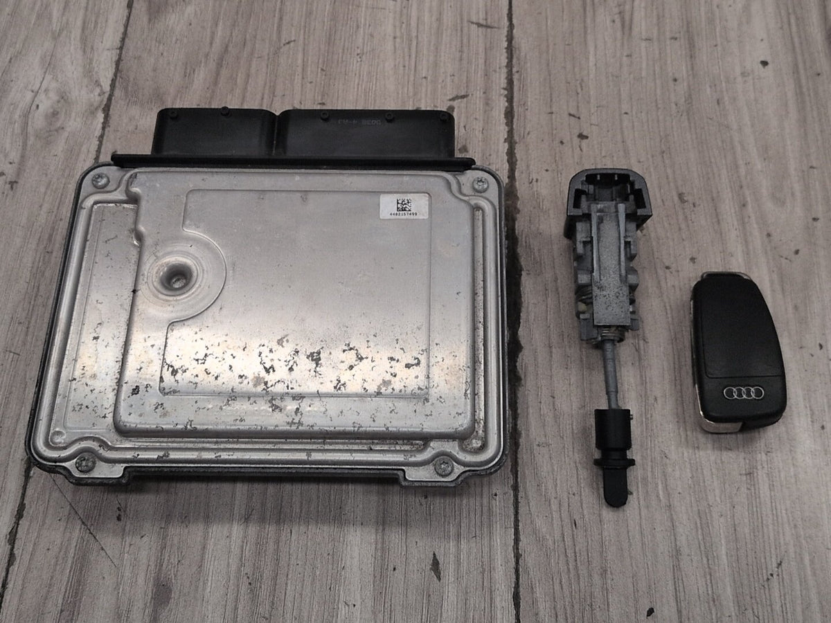 2015-2018 Audi Q3 8U - Engine Motor ECU DME Computer w/ Cas & Key SET PN: 8U0907115L