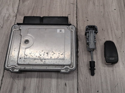 2015-2018 Audi Q3 8U - Engine Motor ECU DME Computer w/ Cas & Key SET PN: 8U0907115L