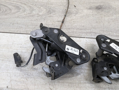 OEM BMW F02 F06 F10 F12 F13 M5 M6 Hood Left Right Hood Lock Latch w/ Cable SET