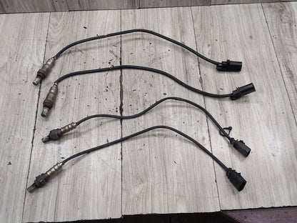 2010-2016 Audi S4 B8 Cat Catalytic Oxygen O2 Lambda Probe Sensors SET 06E906265R OEM