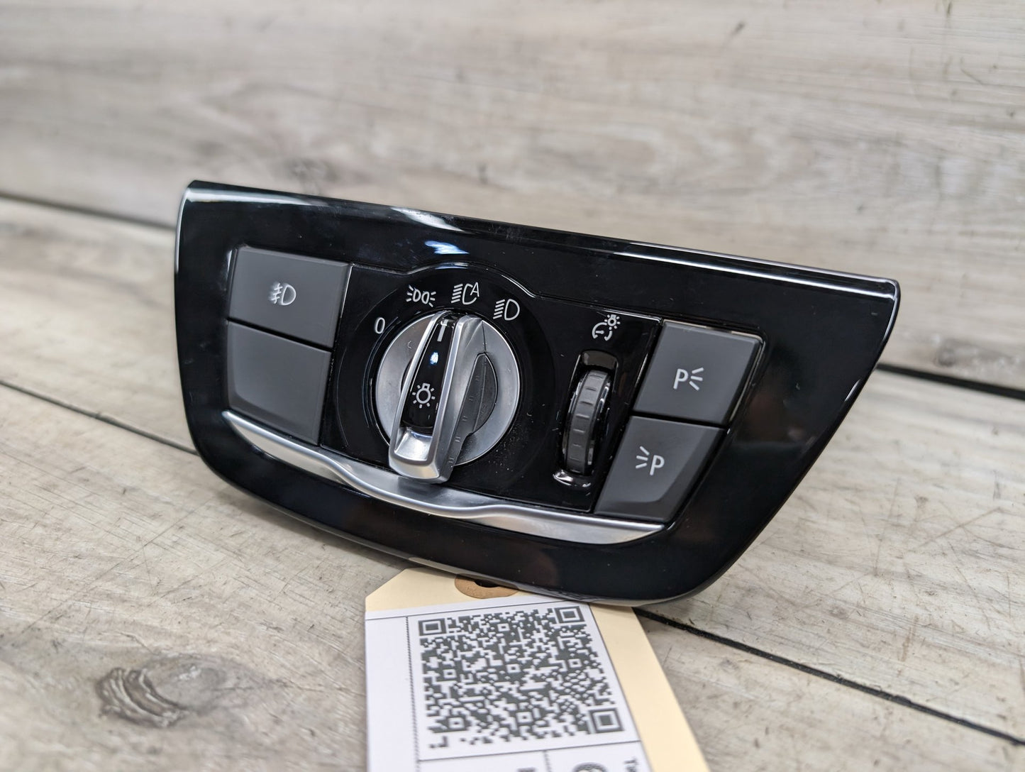 17-20 OEM BMW F90 M5 G30 G32 Headlight Switch Control Panel Light Module BLACK