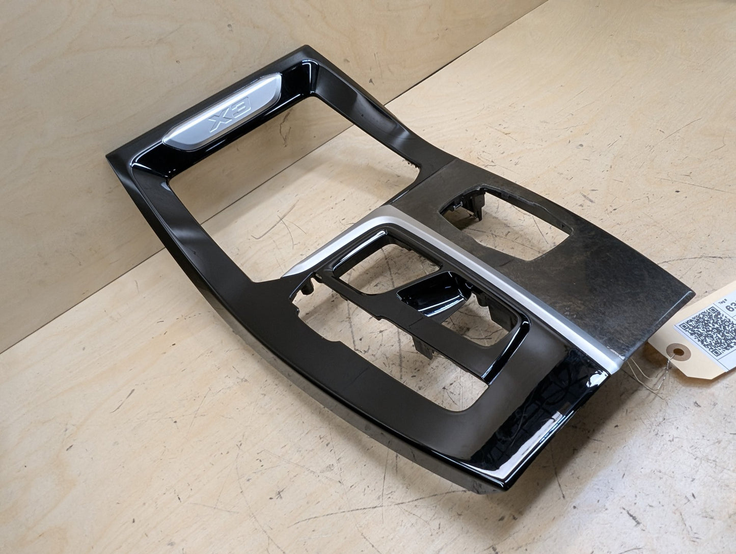 OEM BMW G01 G02 F97 F98 Central Console Poplar Wood Grain Trim Cover