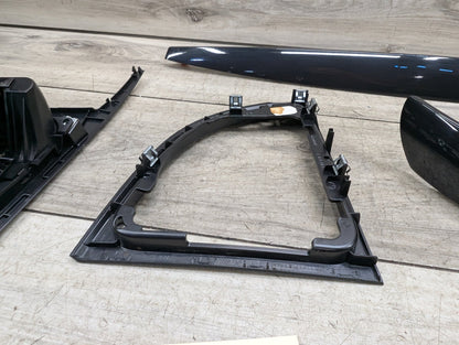 07-10 OEM BMW E93 335 Wood Burr Walnut Interior Trim Dash Panels Console SET