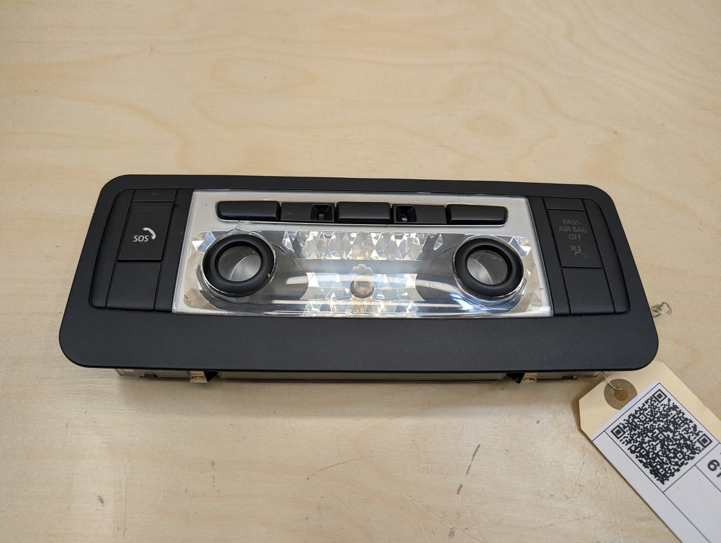 2007-2013 BMW 328i E93 Headliner Overhead Dome Light Switch Module 9137478