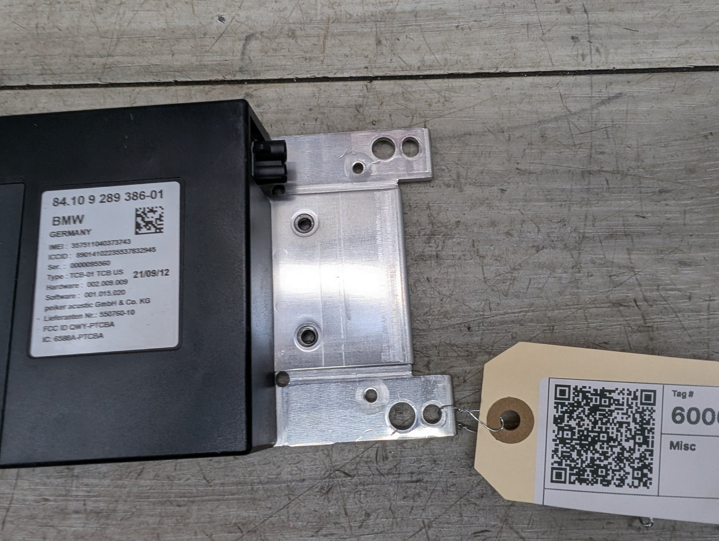 12-16 OEM BMW F10 F06 F13 F01 F02 535 650 Telematics Control Unit Module TCB