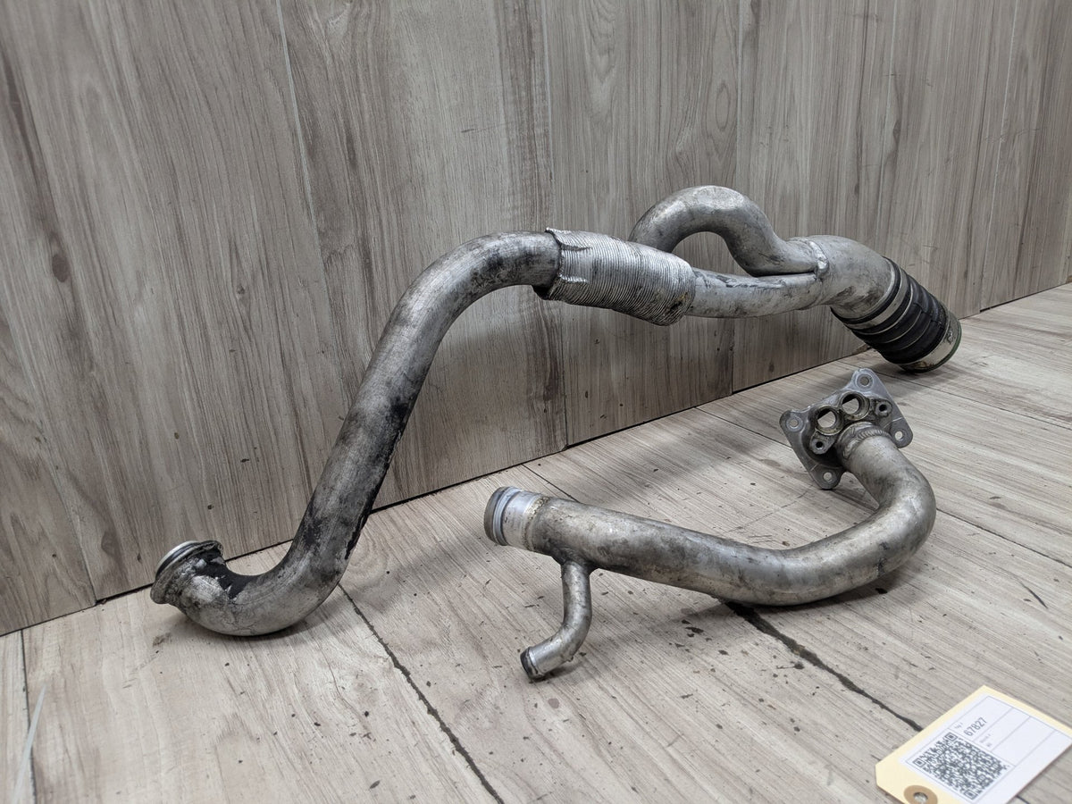 2007-2013 BMW E92 335i N54B30A Engine Motor Turbo Charger Tube Pipe SET 7556551