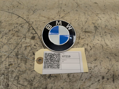 Genuine OEM BMW F39 F90 G20 G30 G80 M3 Bumper Hood Trunk Rear Round Emblem 74mm