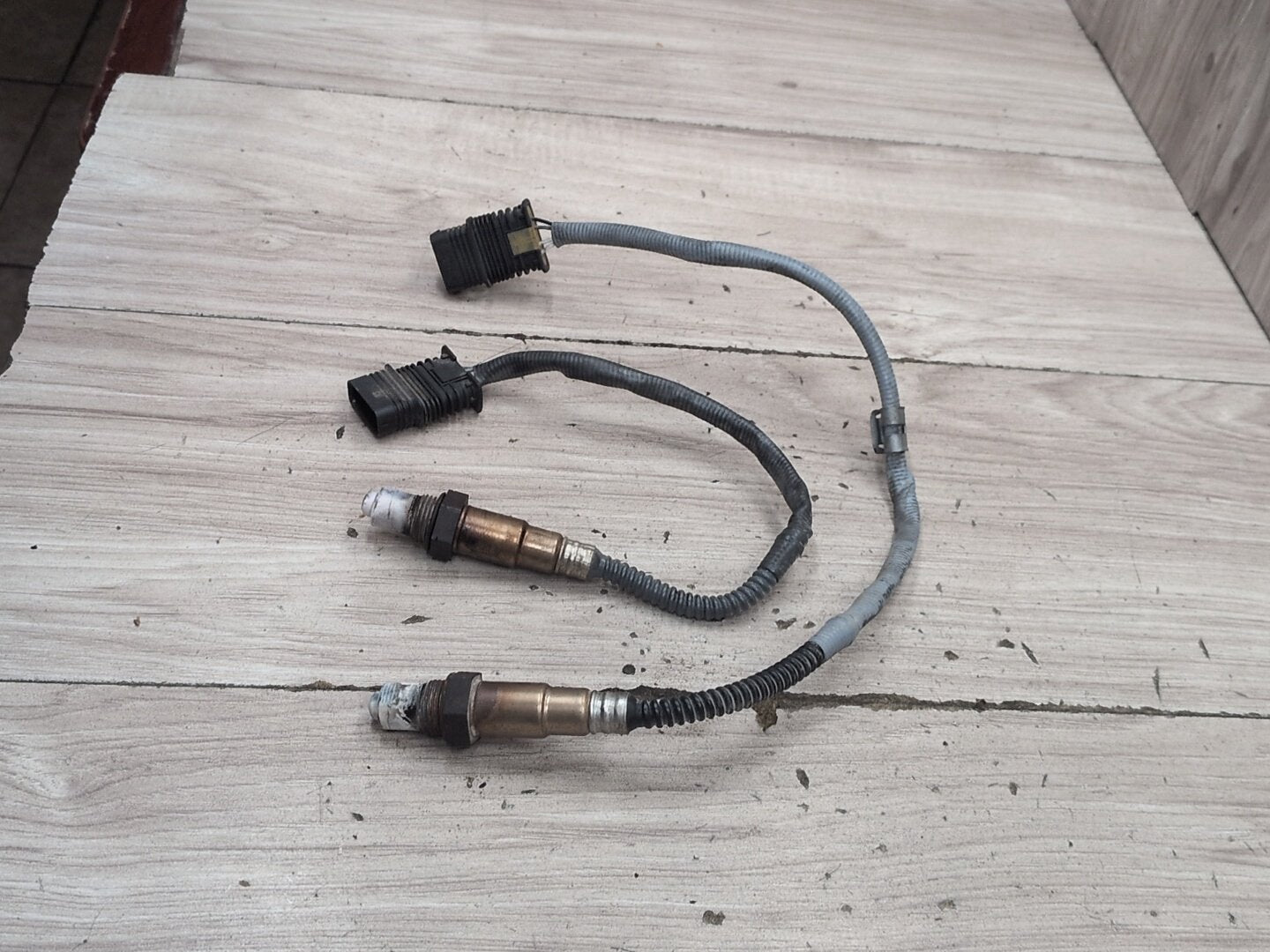 2012-2018 BMW 320i F30 Cat Catalytic Oxygen O2 Lambda Probe Sensors SET 7589121 PAIR