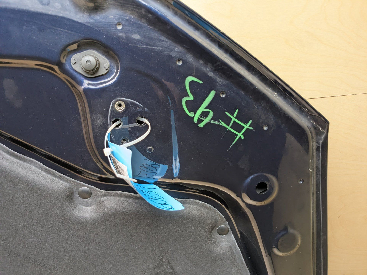 17-23 OEM BMW G30 G31 530 540 M550 Hood Panel Bonnet Blue A89