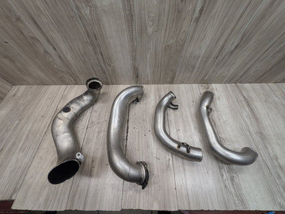 2009-2012 Mercedes-Benz E550 W212 AFTERMARKET Downpipes Down Pipes SET