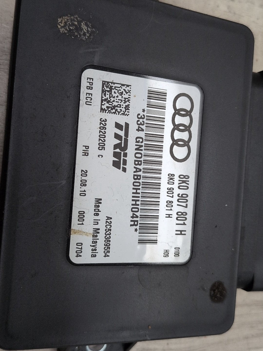 2010-2016 Audi S4 B8 Electric Emergency Parking Brake Module 8K0907801H OEM