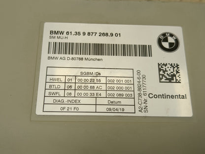 2019-2026 BMW X5 G05 Front Left or Right Seat Control Module 9877268 OEM