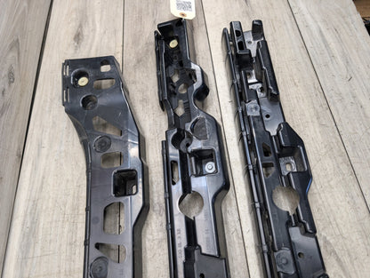 2016-2022 BMW 750Li G12 Left Driver Side Skirt Rocker Panel Brackets SET 7387347