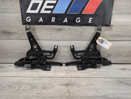 OEM BMW F15 F16 F85 X5 X6 Left Right Hood Hinge Support Bracket Brace SET