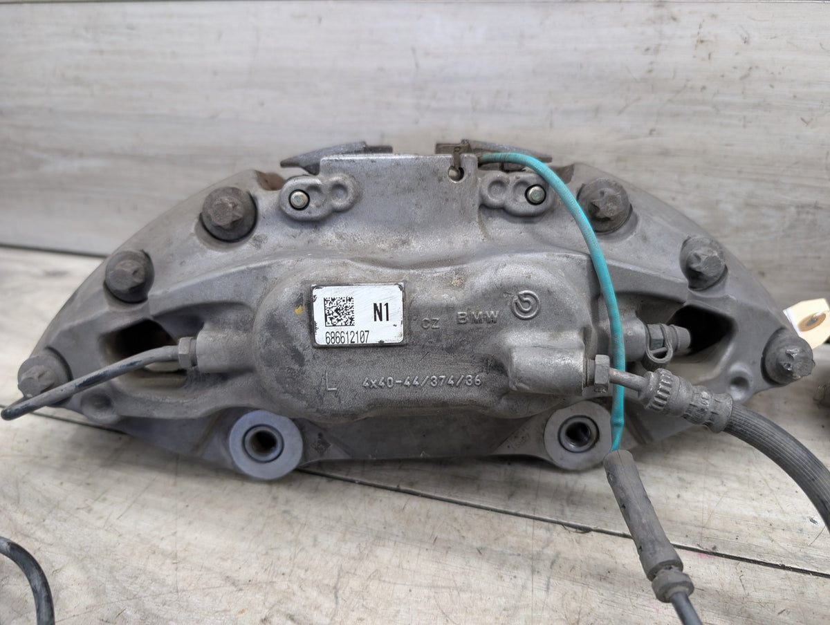 16-22 OEM BMW G11 G12 745eX 750i 750iX Front Left Driver Side Brake Caliper Gray