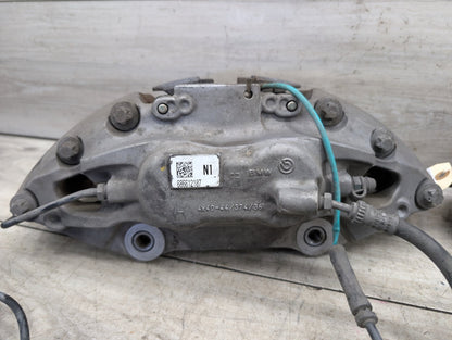 16-22 OEM BMW G11 G12 745eX 750i 750iX Front Left Driver Side Brake Caliper Gray