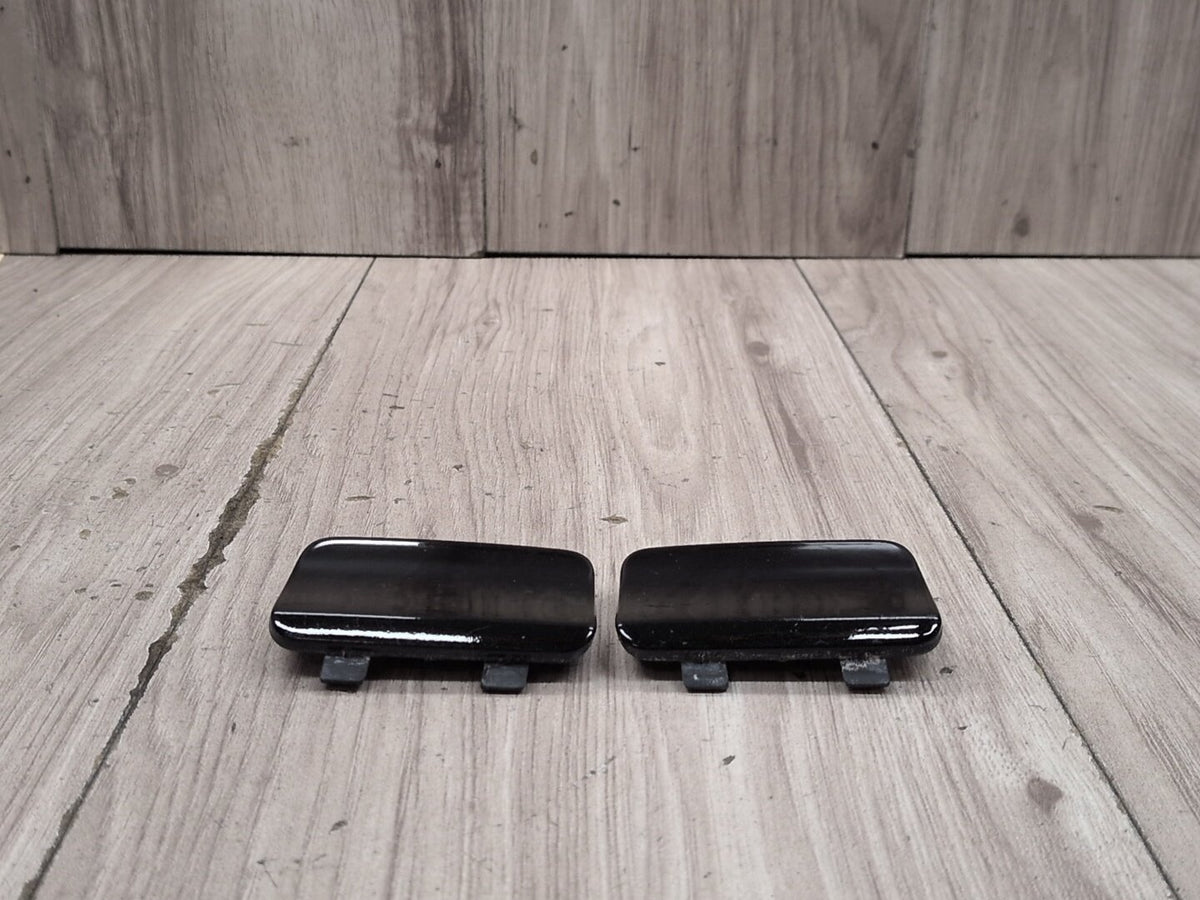 2015-2018 Audi Q3 8U Rear Left Right Bumper Tow Hook Insert Covers SET 8U0807442A OEM