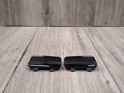 2015-2018 Audi Q3 8U Rear Left Right Bumper Tow Hook Insert Covers SET 8U0807442A OEM