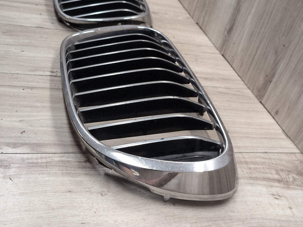16-19 OEM BMW G11 G12 740 750 Front Left Right Upper Bumper Kidney Grilles SET