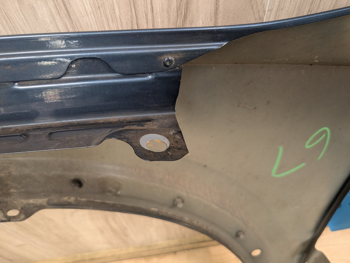 2015-2018 Audi Q3 8U Front Right Passenger Fender Panel Blue D2/X5L