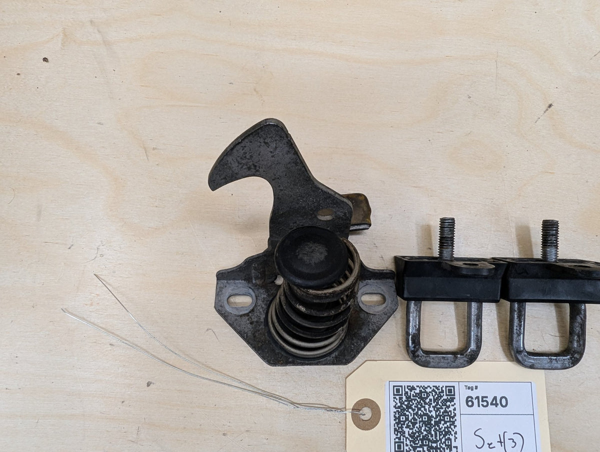 2007-2013 BMW 328i E93 Hood Bonnet Safety Lock Latches SET 7073916 OEM
