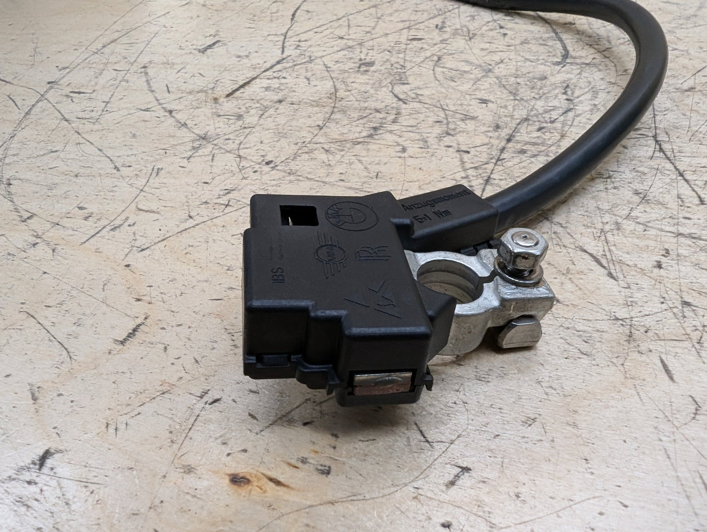 10-18 OEM BMW F01 F06 F07 F10 F12 F13 Negative Cable Terminal IBS Sensor Black