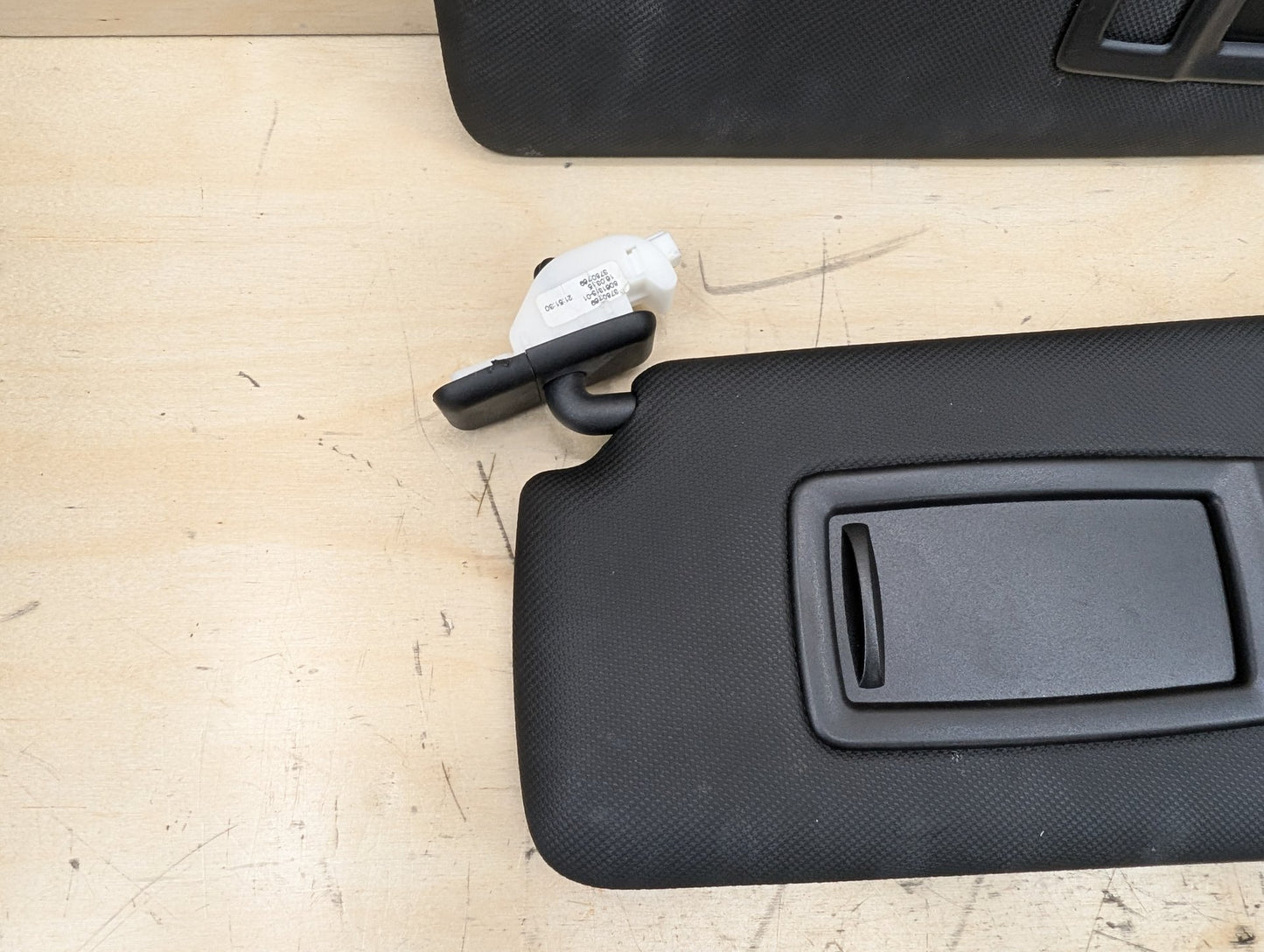 OEM BMW F30 F31 F32 F36 F80 F82 M3 M4 Left Right Interior Sun Visor PAIR Black